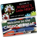 Casino theme banners
